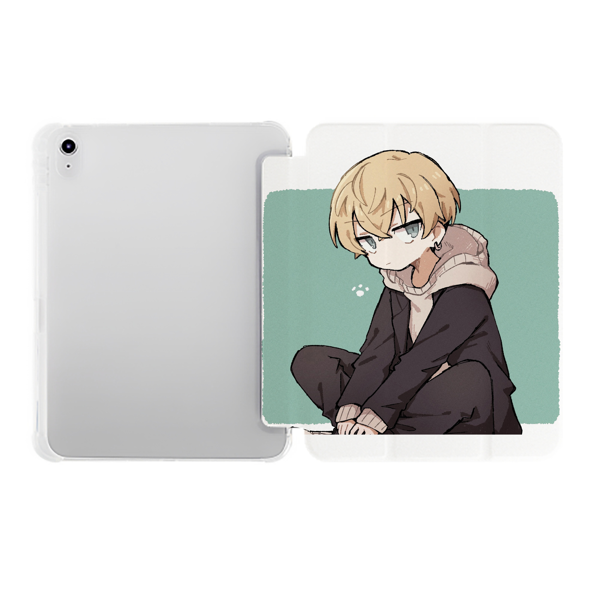 （画像用） 東京リベンジャーズ Tokyo Revengers IPad ケース ペン収納付き 三つ折りスタンド PUレザー×シリコン 対応機種9.5/10.5/10.9インチ